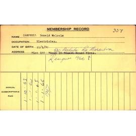 Members Records 1960-1967