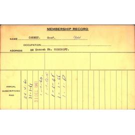 Members Records 1960-1967
