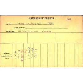 Members Records 1960-1967
