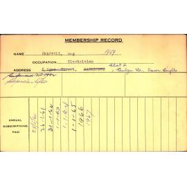 Members Records 1960-1967