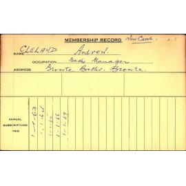 Members Records 1960-1967