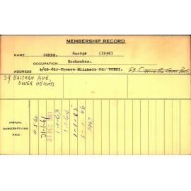 Members Records 1960-1967