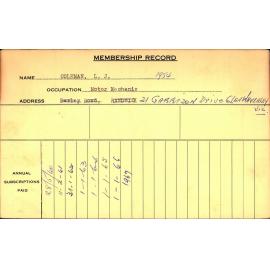 Members Records 1960-1967