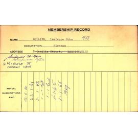 Members Records 1960-1967