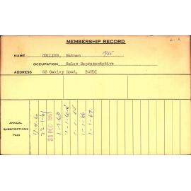 Members Records 1960-1967