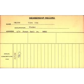 Members Records 1960-1967