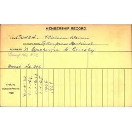 Members Records 1960-1967