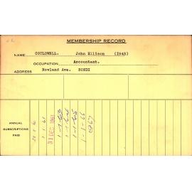Members Records 1960-1967