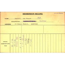 Members Records 1960-1967