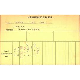 Members Records 1960-1967