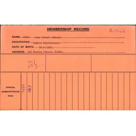 Members Records 1960-1967