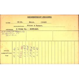 Members Records 1960-1967