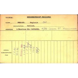 Members Records 1960-1967