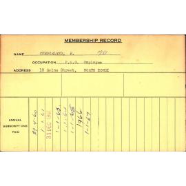 Members Records 1960-1967