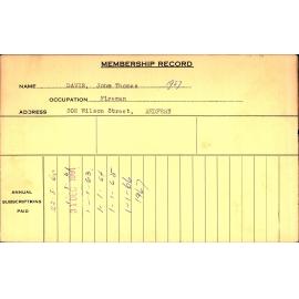 Members Records 1960-1967