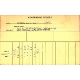 Members Records 1960-1967