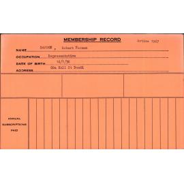 Members Records 1960-1967