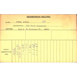 Members Records 1960-1967