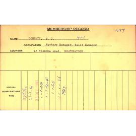 Members Records 1960-1967