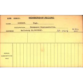 Members Records 1960-1967