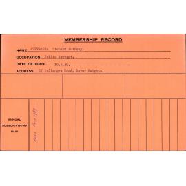 Members Records 1960-1967