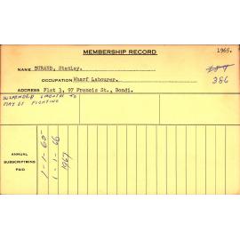 Members Records 1960-1967