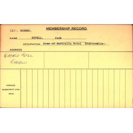 Members Records 1960-1967