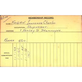 Members Records 1960-1967