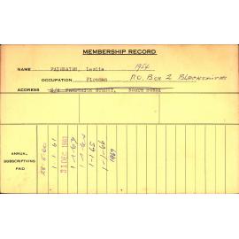 Members Records 1960-1967