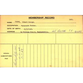 Members Records 1960-1967