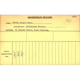Members Records 1960-1967