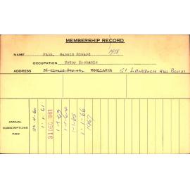 Members Records 1960-1967