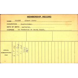 Members Records 1960-1967