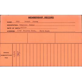 Members Records 1960-1967