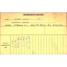 Members Records 1960-1967