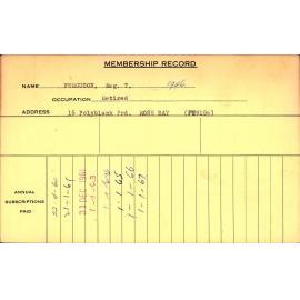 Members Records 1960-1967