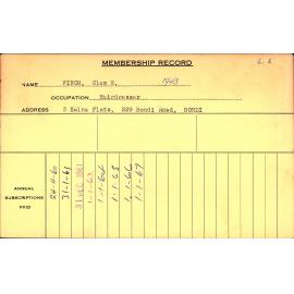 Members Records 1960-1967