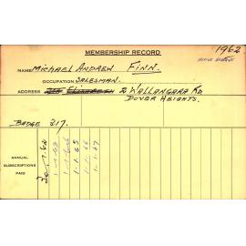 Members Records 1960-1967