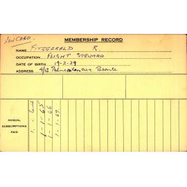 Members Records 1960-1967