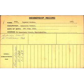 Members Records 1960-1967