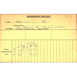 Members Records 1960-1967