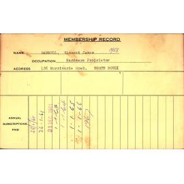 Members Records 1960-1967