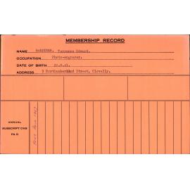 Members Records 1960-1967