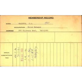Members Records 1960-1967
