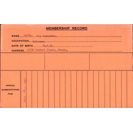 Members Records 1960-1967