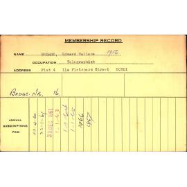 Members Records 1960-1967