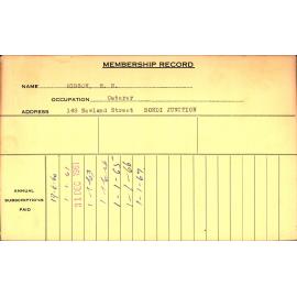 Members Records 1960-1967