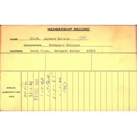 Members Records 1960-1967
