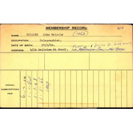 Members Records 1960-1967