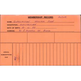 Members Records 1960-1967